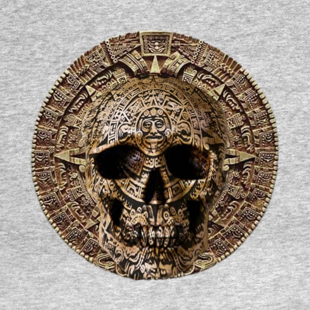 Aztec Skull Calendar by DJ L.A.X.